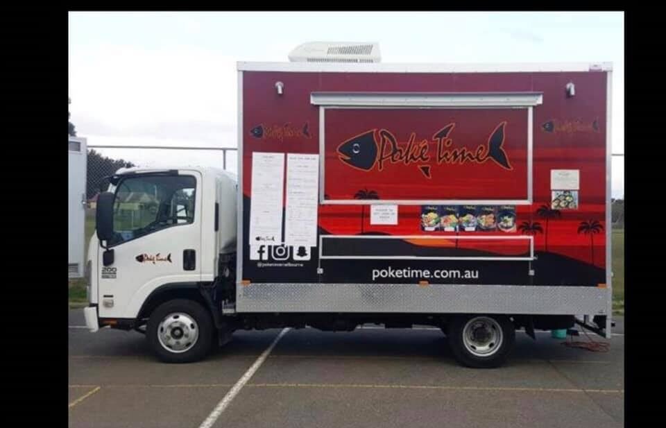 Poke Time custom food truck build